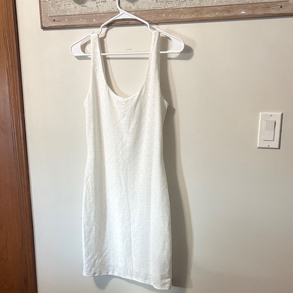 Heart Hips White Sleeveless Top